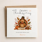 Personalised Children's Thanksgiving Theme Greetings Card, Completely Customizable