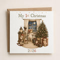 Personalised Christmas Card | My 1st Christmas | Add Any Name | For New-born / Baby