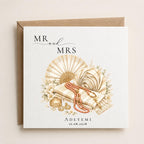 Personalised Nigerian Wedding Card | Newly Weds, Yoruba, Wedding Day Gift, Custom Surname, Titles, Date