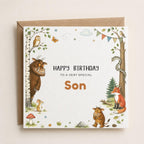 Personalised Storybook Monster | Gruffalo Theme Birthday Card for Son, Daughter, Brother, Sister, Friend etc