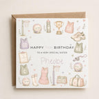 Personalised Netball Theme Birthday Card for Daughter, Granddaughter, Sister etc