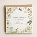 Personalised Birds Theme Birthday Card for Wife, Mum, Grandma, Daughter, Auntie, Sister etc