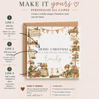 Personalised Kids Christmas Card | For Children | Completely Customisable | Festive Children's Greetings Card | Elves Theme