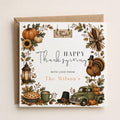 Personalised Thanksgiving Theme Greetings Card, Completely Customizable