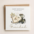 Personalised Birds Theme Birthday Card for Husband, Dad, Grandad, Son,  Uncle, Brother etc