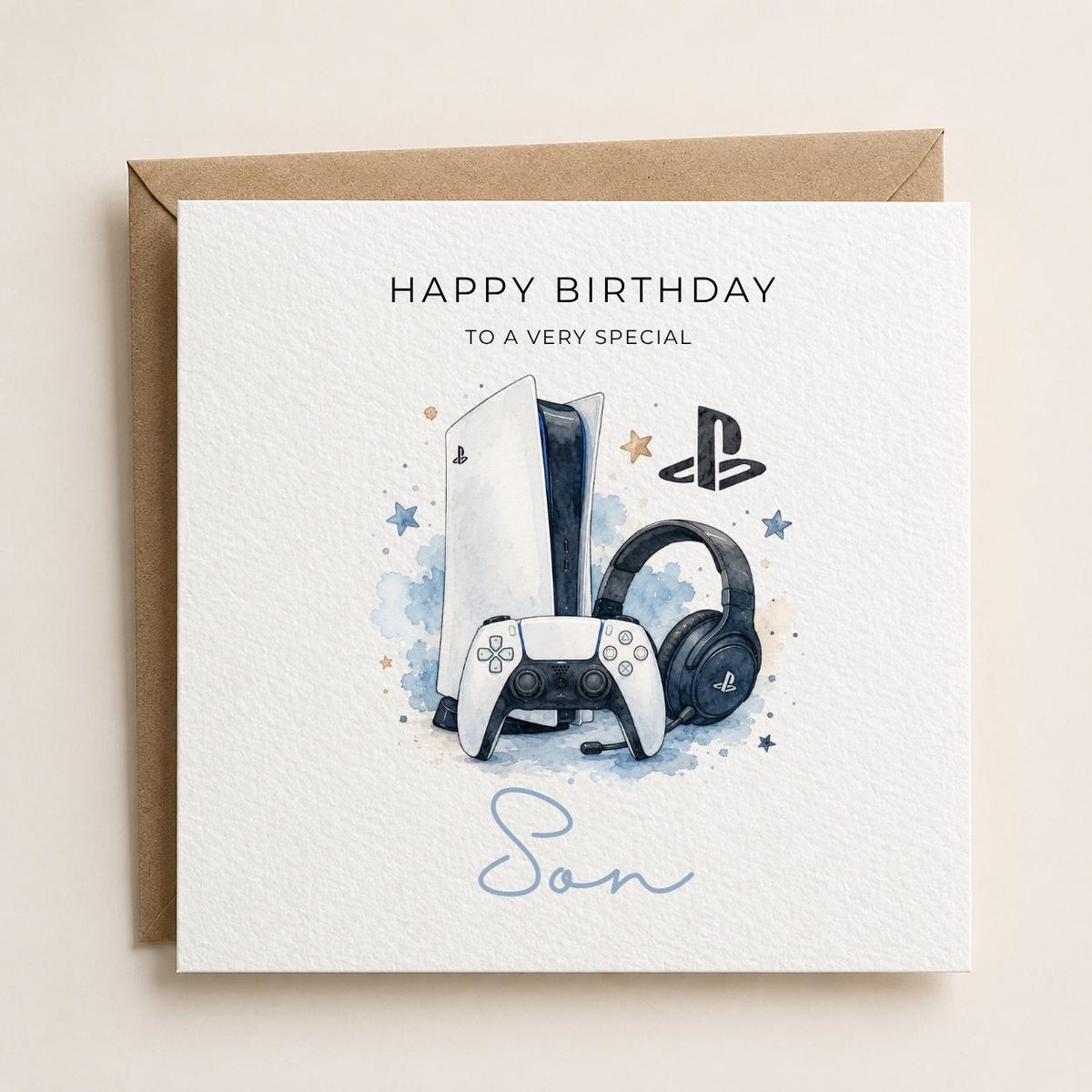 Personalised Gaming Theme Birthday Card for Husband, Dad, Grandad, Son,  Uncle, Brother etc