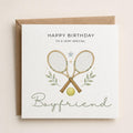 Personalised Tennis Theme Birthday Card for Husband, Dad, Grandad, Son,  Uncle, Brother etc