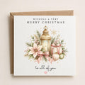 Personalised Christmas Card | Vintage Festive Greeting | Luxury Xmas Keepsake | Completely Customisable | Pretty Christmas