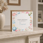 Personalised Gym Theme Birthday Card for Wife, Mum, Grandma, Daughter, Auntie, Sister etc
