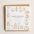 Personalised Netball Theme Birthday Card for Daughter, Granddaughter, Sister etc