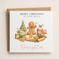 Personalised Christmas Card for Children | Gingerbread Man Theme