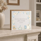Personalised Christening / Baptism Baby Boy Card