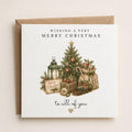 Personalised Christmas Card | Vintage Festive Greeting | Luxury Xmas Keepsake | Completely Customisable | Nostalgic Christmas