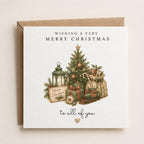 Personalised Christmas Card | Vintage Festive Greeting | Luxury Xmas Keepsake | Completely Customisable | Nostalgic Christmas