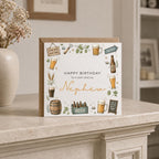 Personalised Beer Theme Birthday Card for Husband, Dad, Grandad, Son,  Uncle, Brother etc