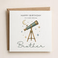 Personalised Astronomy Theme Birthday Card for Husband, Dad, Grandad, Son,  Uncle, Brother etc