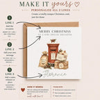 Personalised Christmas Card for Children | Vintage Post / Letters To Santa Theme