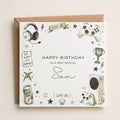 Personalised Gaming X-Box Theme Birthday Card for Husband, Dad, Grandad, Son,  Uncle, Brother etc