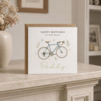 Personalised Cycling Theme Birthday Card for Husband, Dad, Grandad, Son,  Uncle, Brother etc