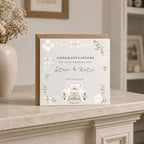 Personalised Wedding Card | Vintage Car, Custom Surname, Date, Newly Weds Gift