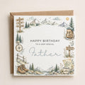 Personalised Walking Theme Birthday Card for Husband, Dad, Grandad, Son,  Uncle, Brother etc