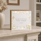 Personalised New Baby Welcome Home Card