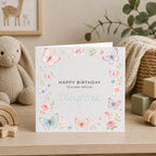 Personalised Butterfly Theme Birthday Card for Daughter, Granddaughter, Sister etc