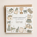 Personalised Cheerleading Theme Birthday Card for Daughter, Granddaughter, Sister etc