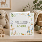 Personalised Peter | Rabbit Theme Birthday Card for Daughter, Son, Sister, Brother, Friend etc