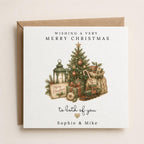 Personalised Christmas Card | Vintage Festive Greeting | Luxury Xmas Keepsake | Completely Customisable | Nostalgic Christmas