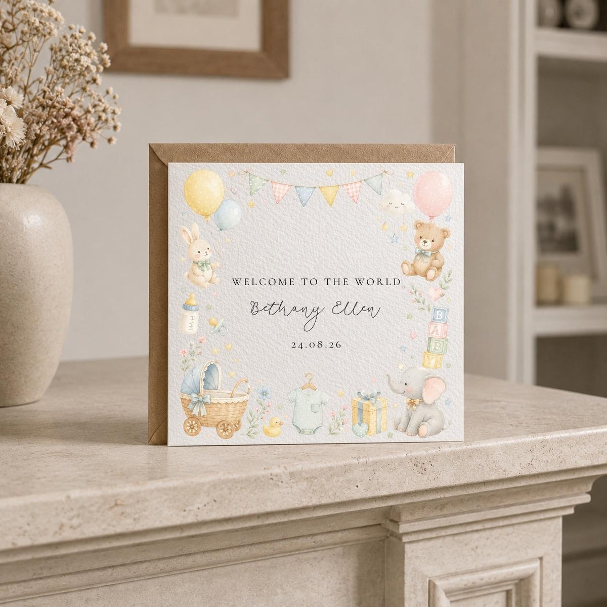Personalised New Baby Card