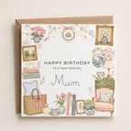 Personalised Grandmillennial Theme Birthday Card for Wife, Mum, Grandma, Daughter, Auntie, Sister etc