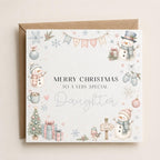 Personalised Christmas Card | For Children | Completely Customisable | Festive Children's Greetings Card | Snowman Theme