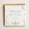 Personalised Wedding Card | Vintage Car, Custom Surname, Date, Newly Weds Gift