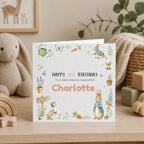 Personalised Peter | Rabbit Theme Birthday Card for Daughter, Son, Sister, Brother, Friend etc