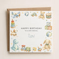 Personalised Toys Theme Birthday Card for Son, Grandson, Brother etc