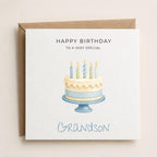 Personalised Birthday Theme Birthday Card for Son, Grandson, Brother etc