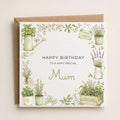 Personalised Herbs Theme Birthday Card for Wife, Mum, Grandma, Daughter, Auntie, Sister etc