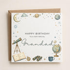Personalised Astronomy Theme Birthday Card for Husband, Dad, Grandad, Son,  Uncle, Brother etc