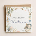Personalised Painter Theme Birthday Card for Husband, Dad, Grandad, Son,  Uncle, Brother etc