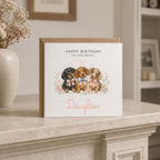 Personalised Dachshund Theme Birthday Card for Wife, Mum, Grandma, Daughter, Auntie, Sister etc