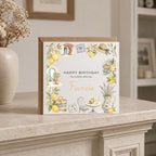 Personalised Lemons Theme Birthday Card for Wife, Mum, Grandma, Daughter, Auntie, Sister etc
