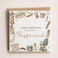 Personalised Barber Theme Birthday Card for Husband, Dad, Grandad, Son,  Uncle, Brother etc