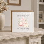 Personalised Christening / Baptism Baby Girl Card