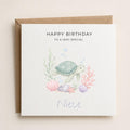 Personalised Ocean Theme Birthday Card for Daughter, Granddaughter, Sister etc