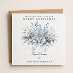 Personalised Christmas Card | Vintage Festive Greeting | Luxury Xmas Keepsake | Completely Customisable | Elegant Winter Wonderland