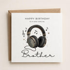 Personalised Music Theme Birthday Card for Husband, Dad, Grandad, Son,  Uncle, Brother etc