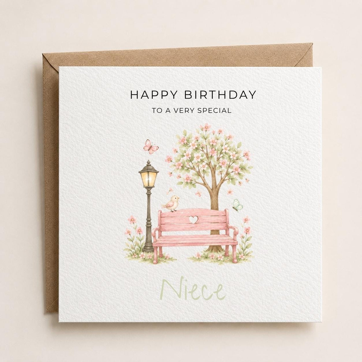 Personalised Park Theme Birthday Card for Daughter, Granddaughter, Sister etc