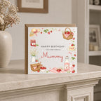 Personalised Strawberry Theme Birthday Card for Wife, Mum, Grandma, Daughter, Auntie, Sister etc