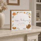 Personalised Thanksgiving Theme Greetings Card, Completely Customizable